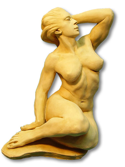 Female nude. Sculptors in Madrid