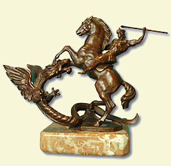 Saint George and the dragon