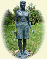 Homenaje a Olga (en bronce)