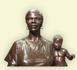 "Llevando agua" (detalle)